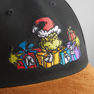 Kith for The Grinch Bay Low Pinch Crown Snapback - Black