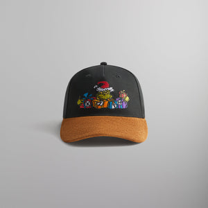 Kith for The Grinch Bay Low Pinch Crown Snapback - Black