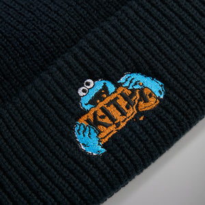 Kith for Sesame Street Cookie Monster Mia Beanie - Black