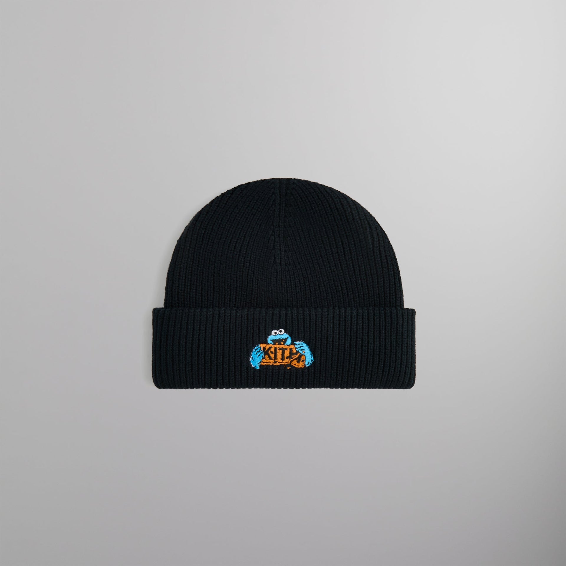 Kith for Sesame Street Cookie Monster Mia Beanie - Black