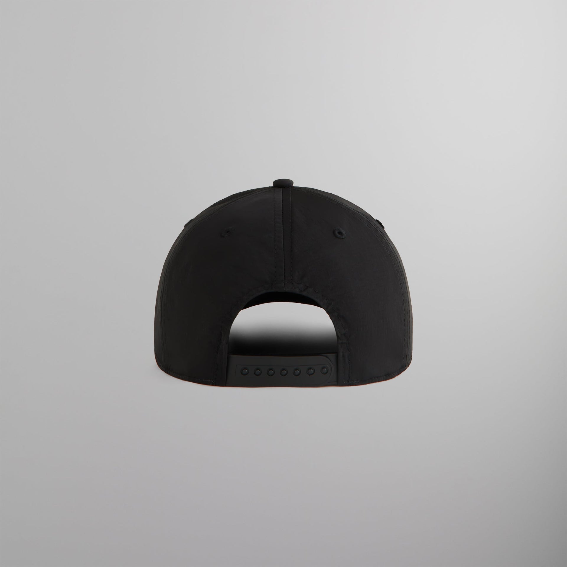 Kith Script Wrinkle Nylon Bay Low Profile Pinch Crown Cap - Black