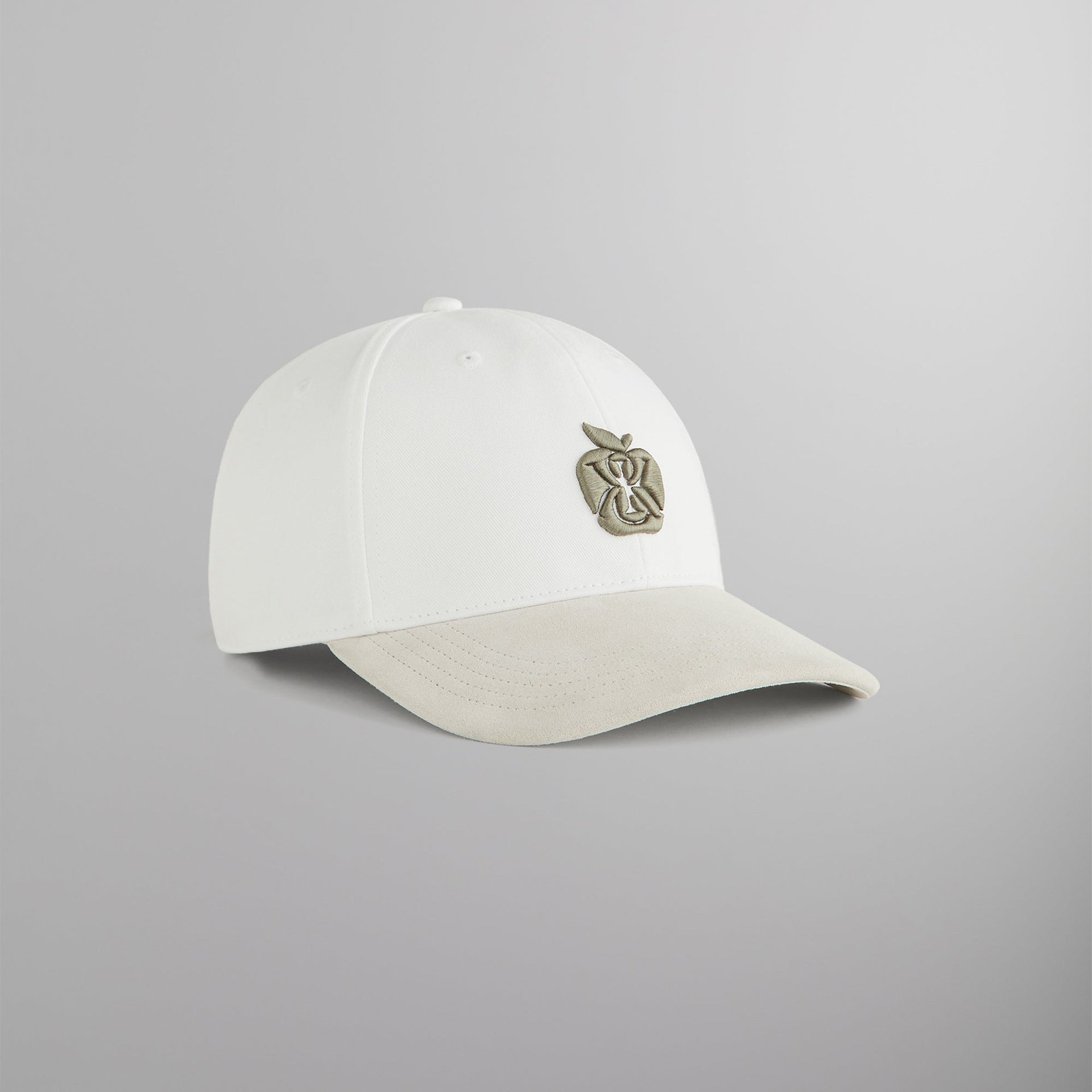 Kith Two Tone Suede Brim Aaron Classic Cap - White