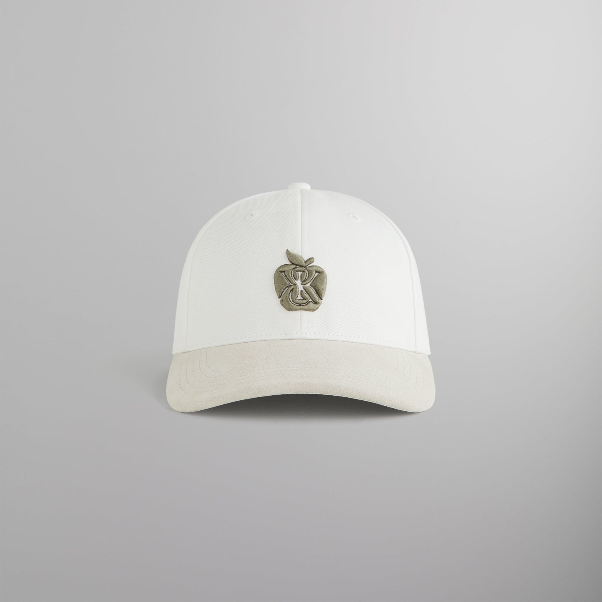 Kith Two Tone Suede Brim Aaron Classic Cap - White