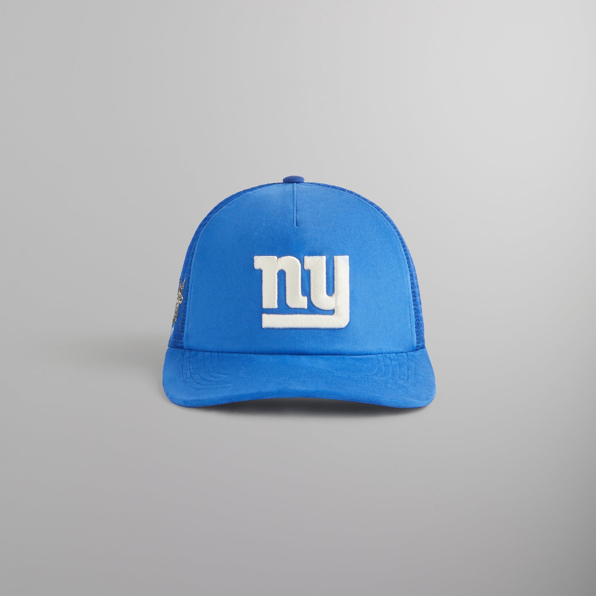 Kith & '47 for the New York Giants Microsuede Franchise LS Trucker Hat - Royal