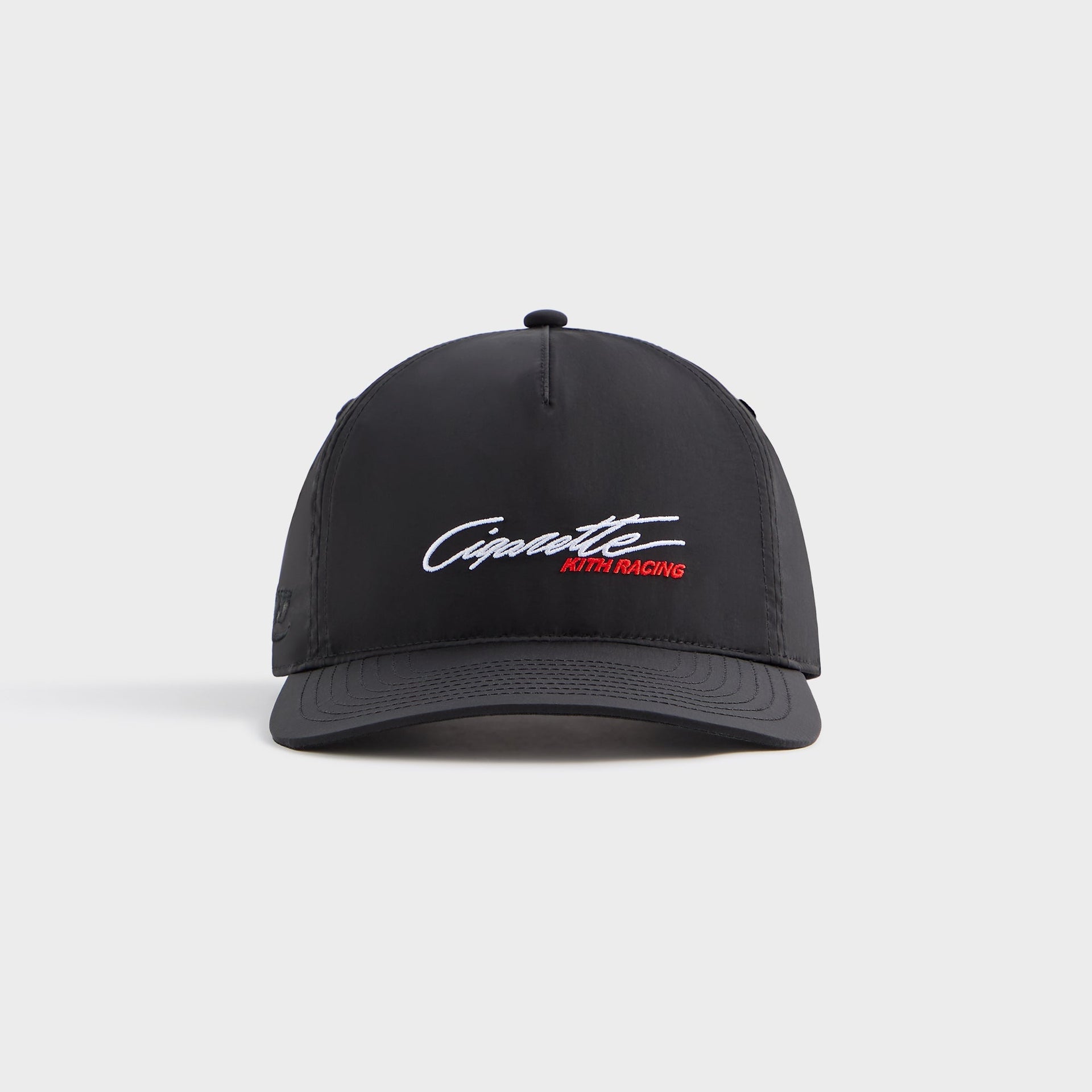 Kith for Cigarette Wrinkle Nylon Bay Low Pinch Crown Snapback - Black PH