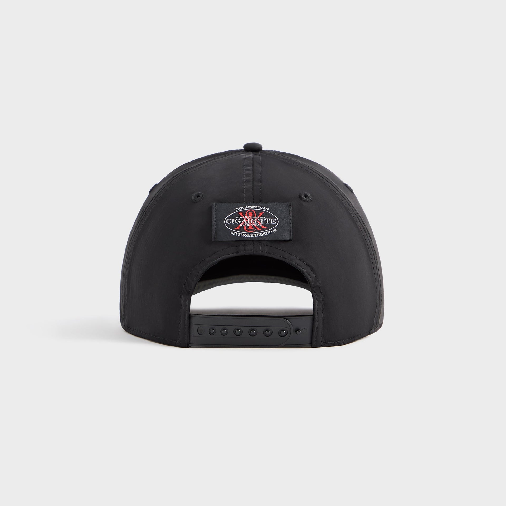 Kith for Cigarette Wrinkle Nylon Bay Speed Low Pinch Crown Snapback - Black