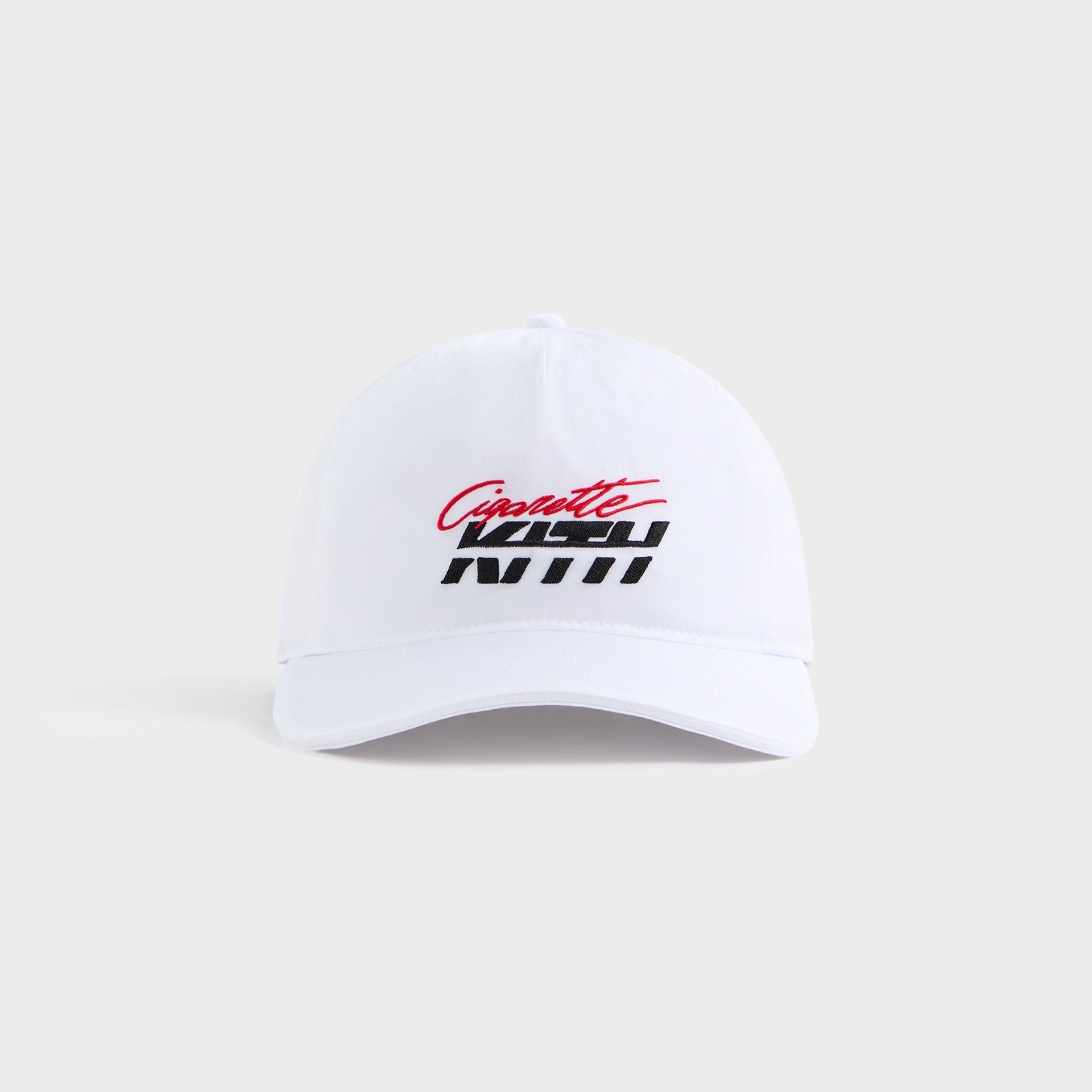 Kith for Cigarette Wrinkle Nylon Bay Speed Low Pinch Crown Snapback - White PH