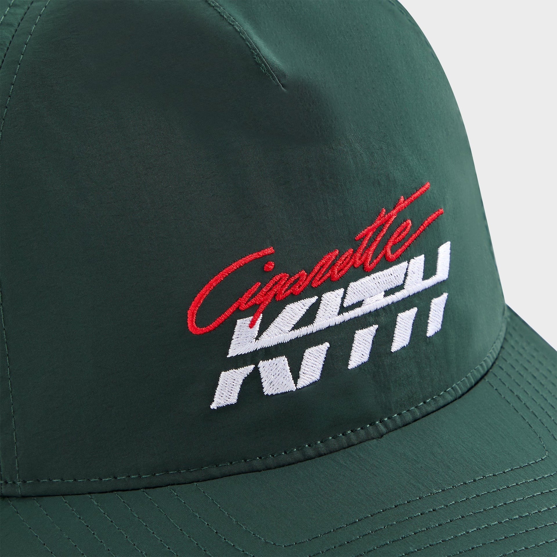 Kith for Cigarette Wrinkle Nylon Bay Speed Low Pinch Crown Snapback - Stadium