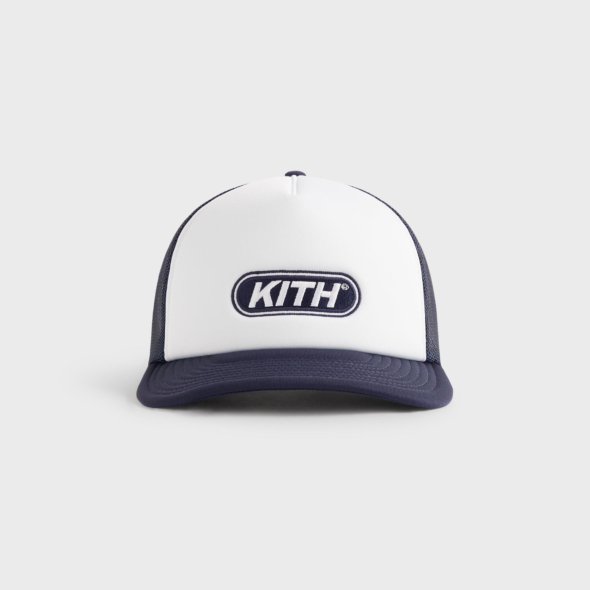 Kith Poly Foam Fast Logo Patch Nolan Trucker Hat - Nocturnal