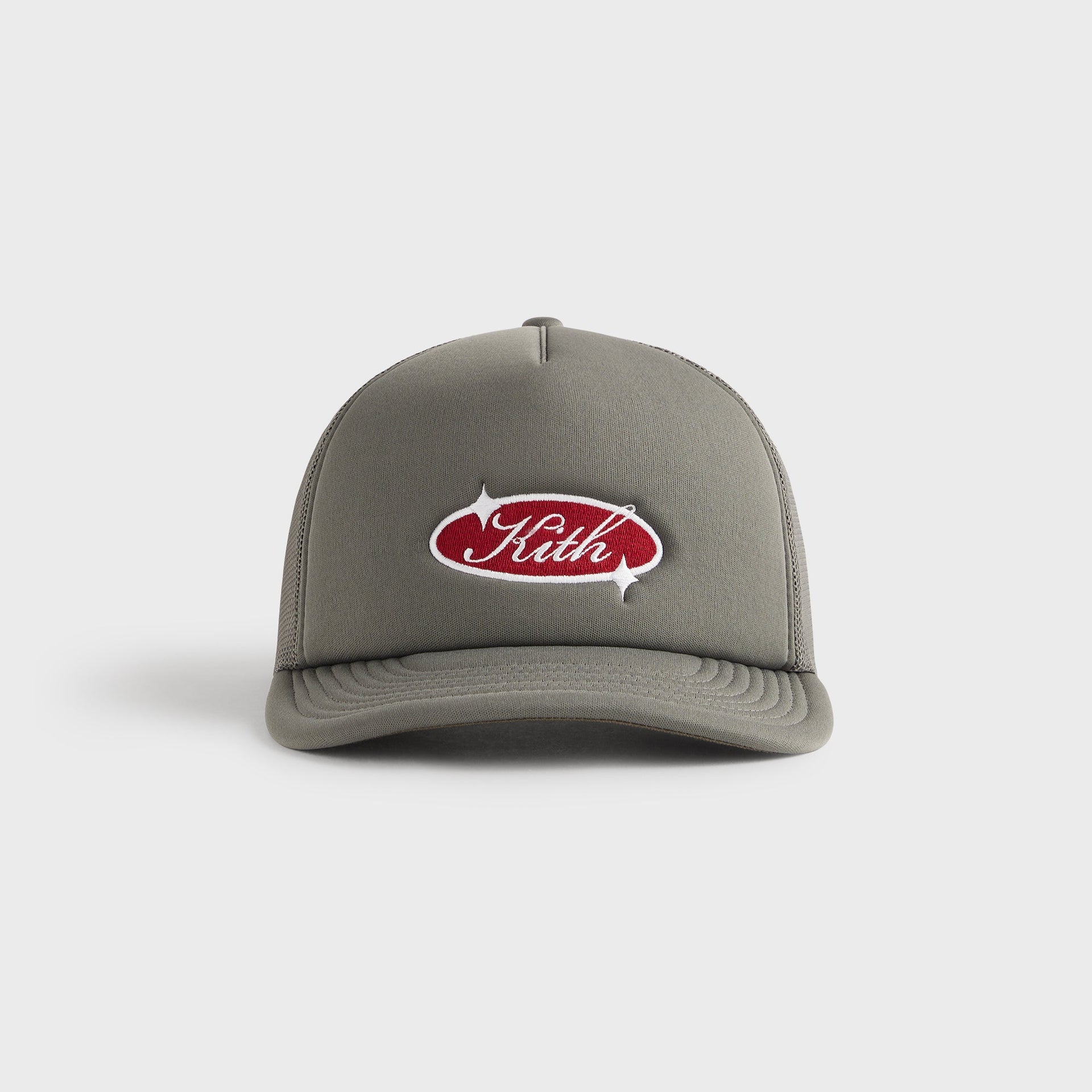 Kith Freeway Logo Poly Foam Nolan Trucker Hat - Caraway