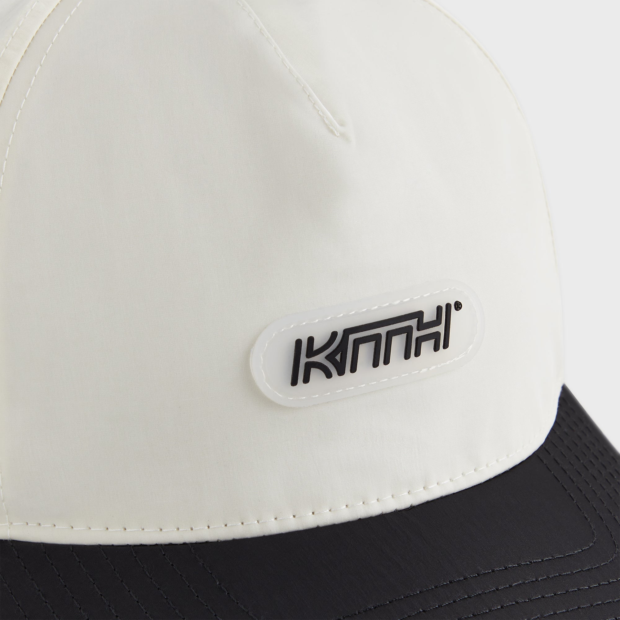 Kith Two-Tone Wrinkle Nylon Bay Low Pinch Crown Cap - Black – Kith