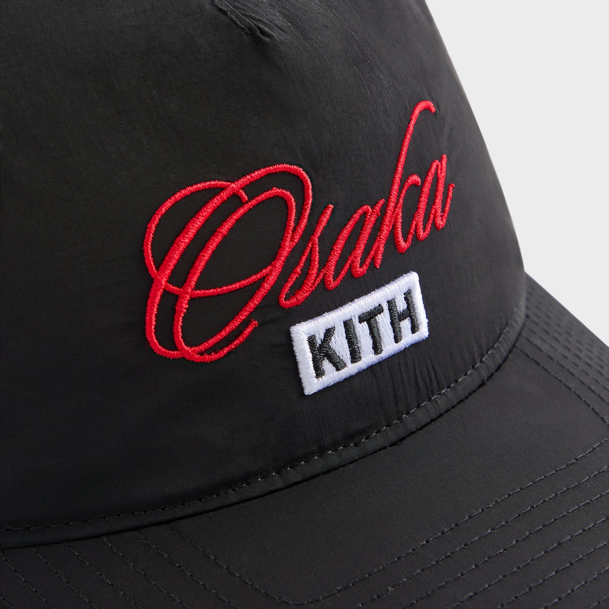 Kith Osaka Bay Low Pinch Crown Cap - Black – Kith Europe