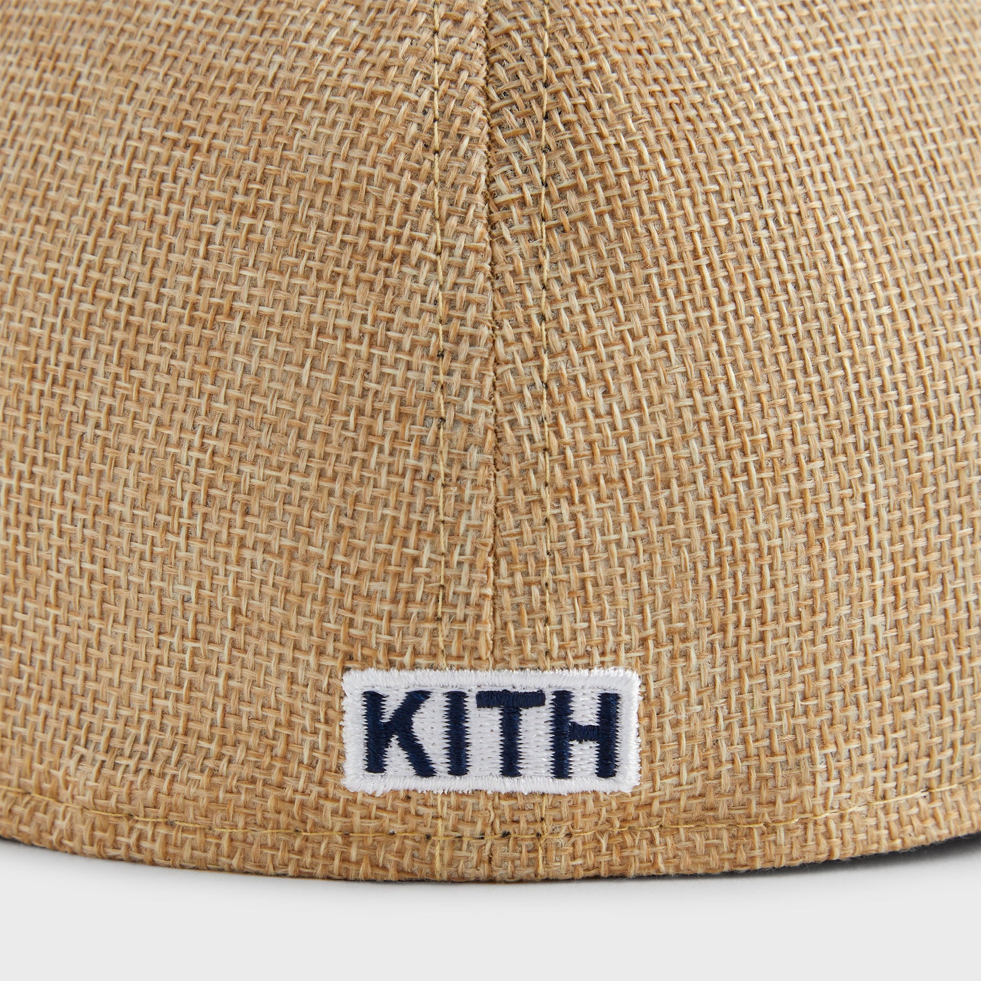 Kith & New Era for the New York Yankees Raffia Low Profile 59FIFTY Fitted - Natural