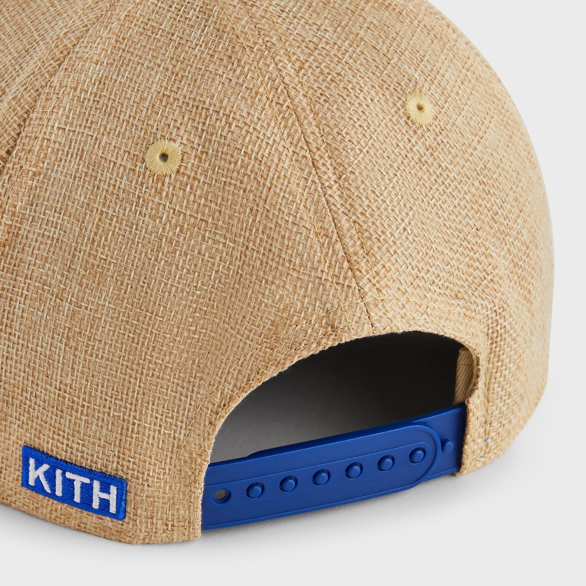 Kith & New Era for the New York Mets Raffia 49FORTY Snapback - Natural PH
