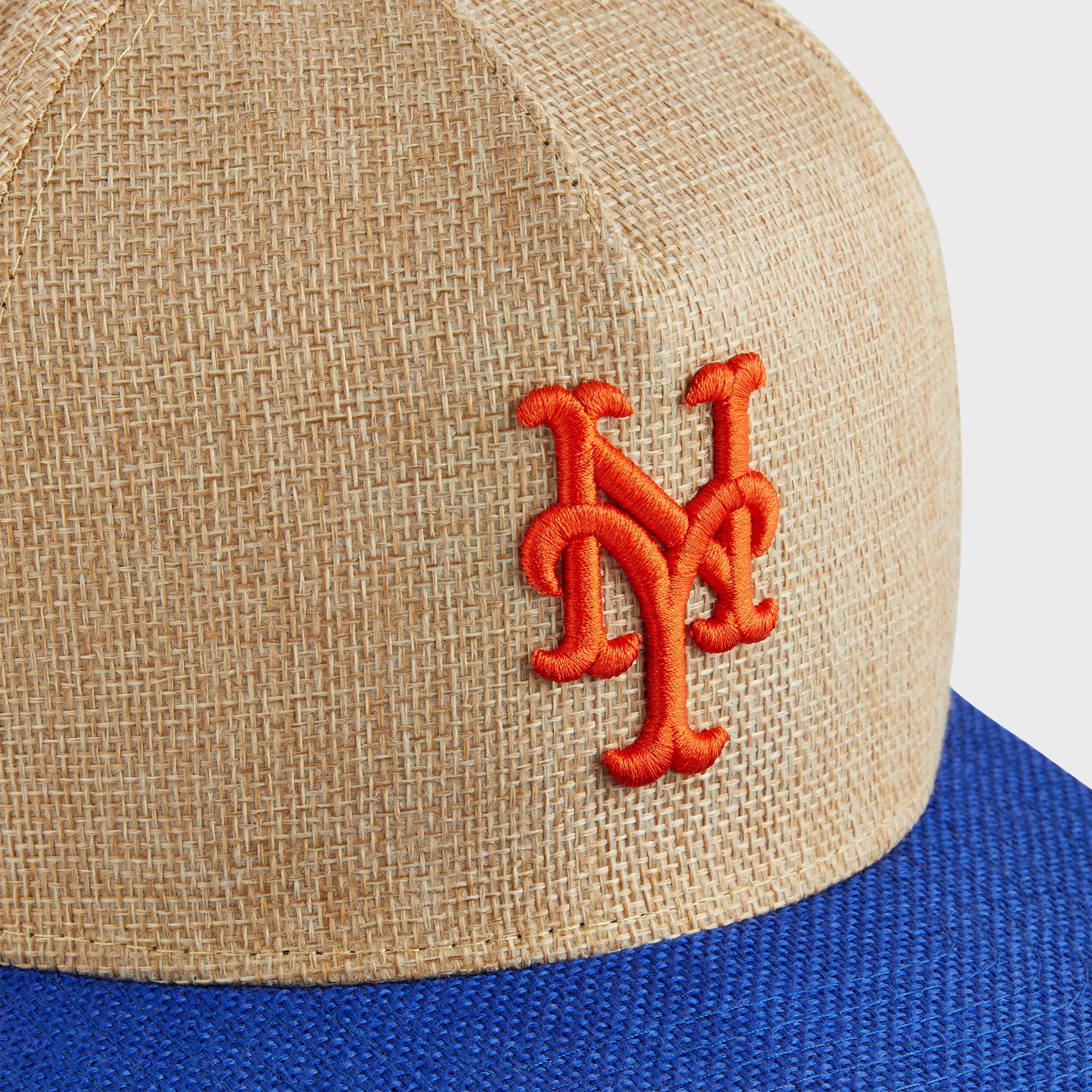 Kith & New Era for the New York Mets Raffia 49FORTY Snapback