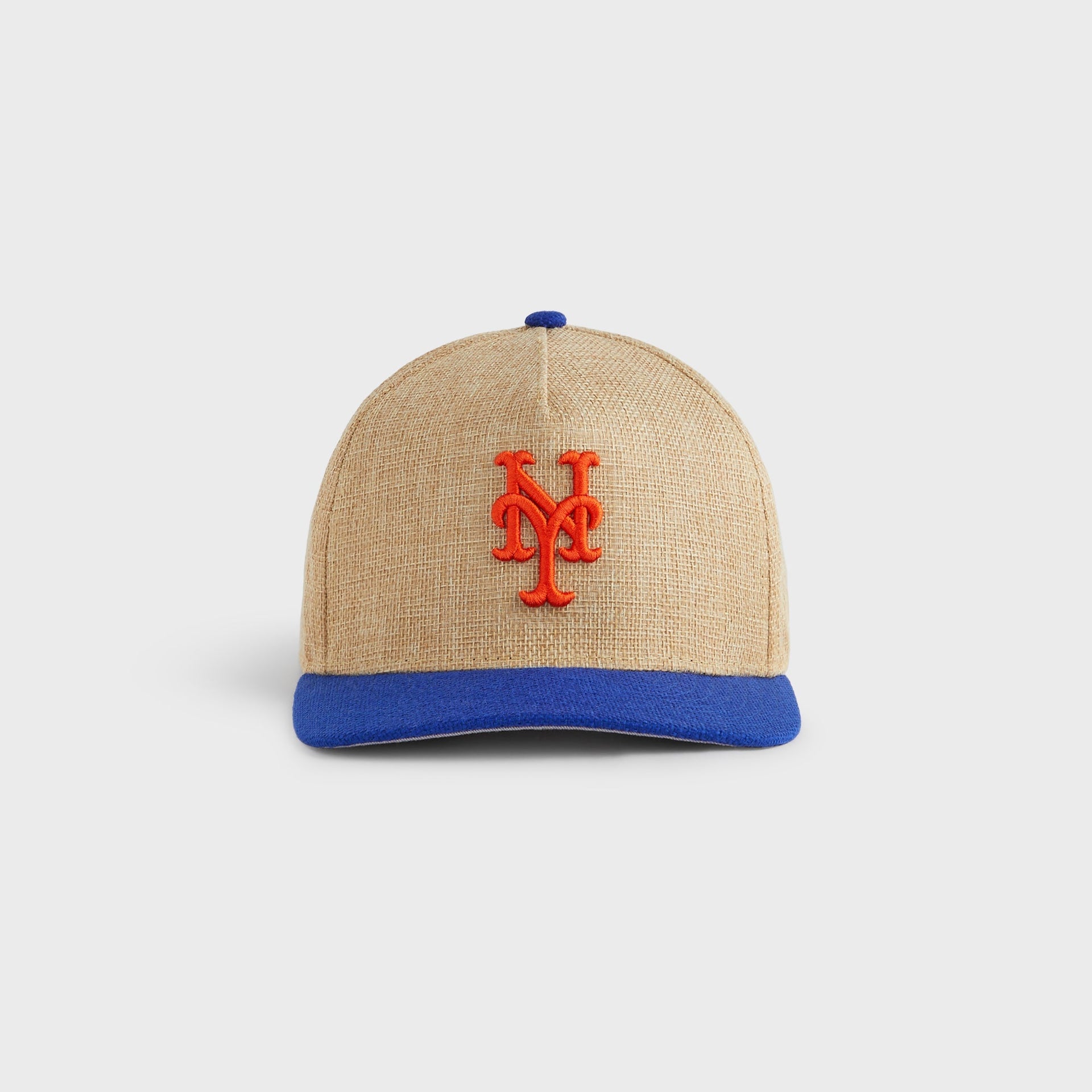 Kith & New Era for the New York Mets Raffia 49FORTY Snapback - Natural PH