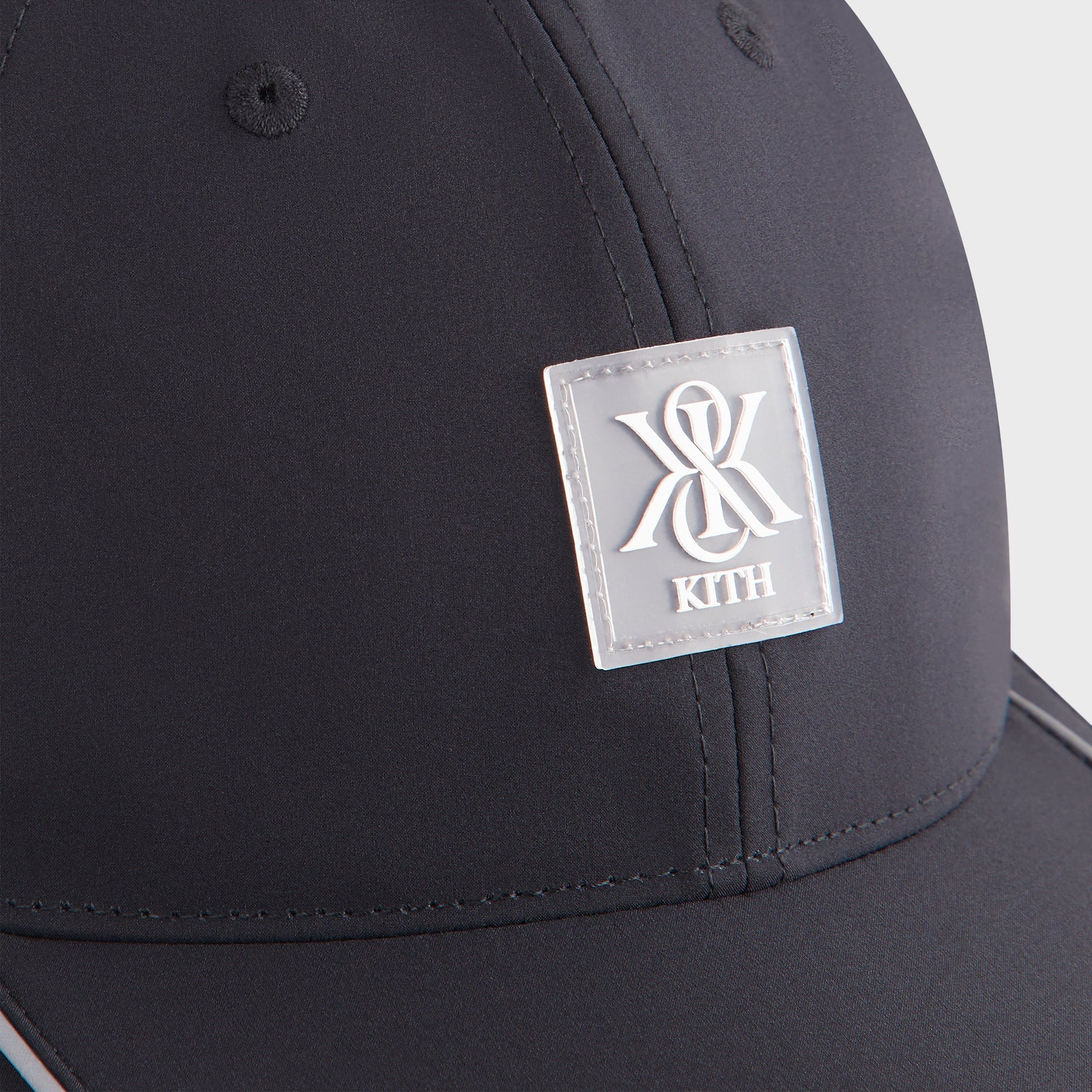 Kith 4-Way Stretch Pieced Aaron Classic Cap - Black