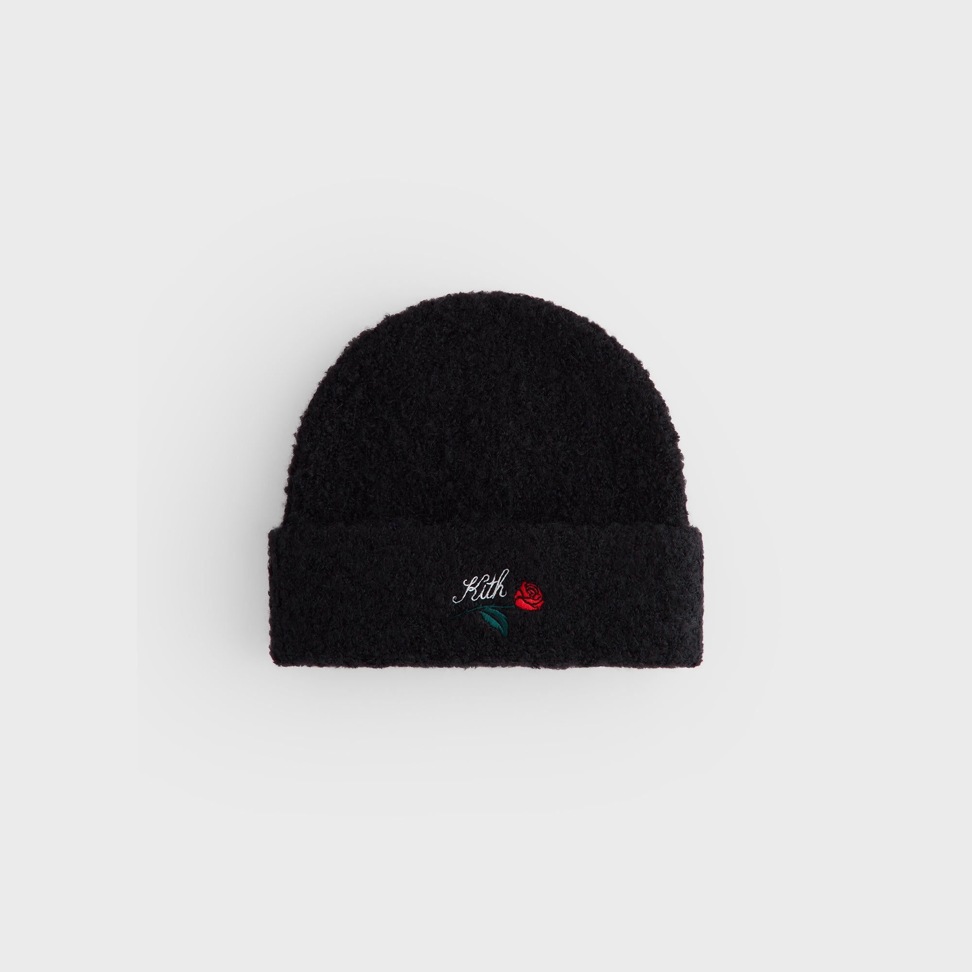 Kith Boucle Yarn Mia Beanie - Black – Kith Europe
