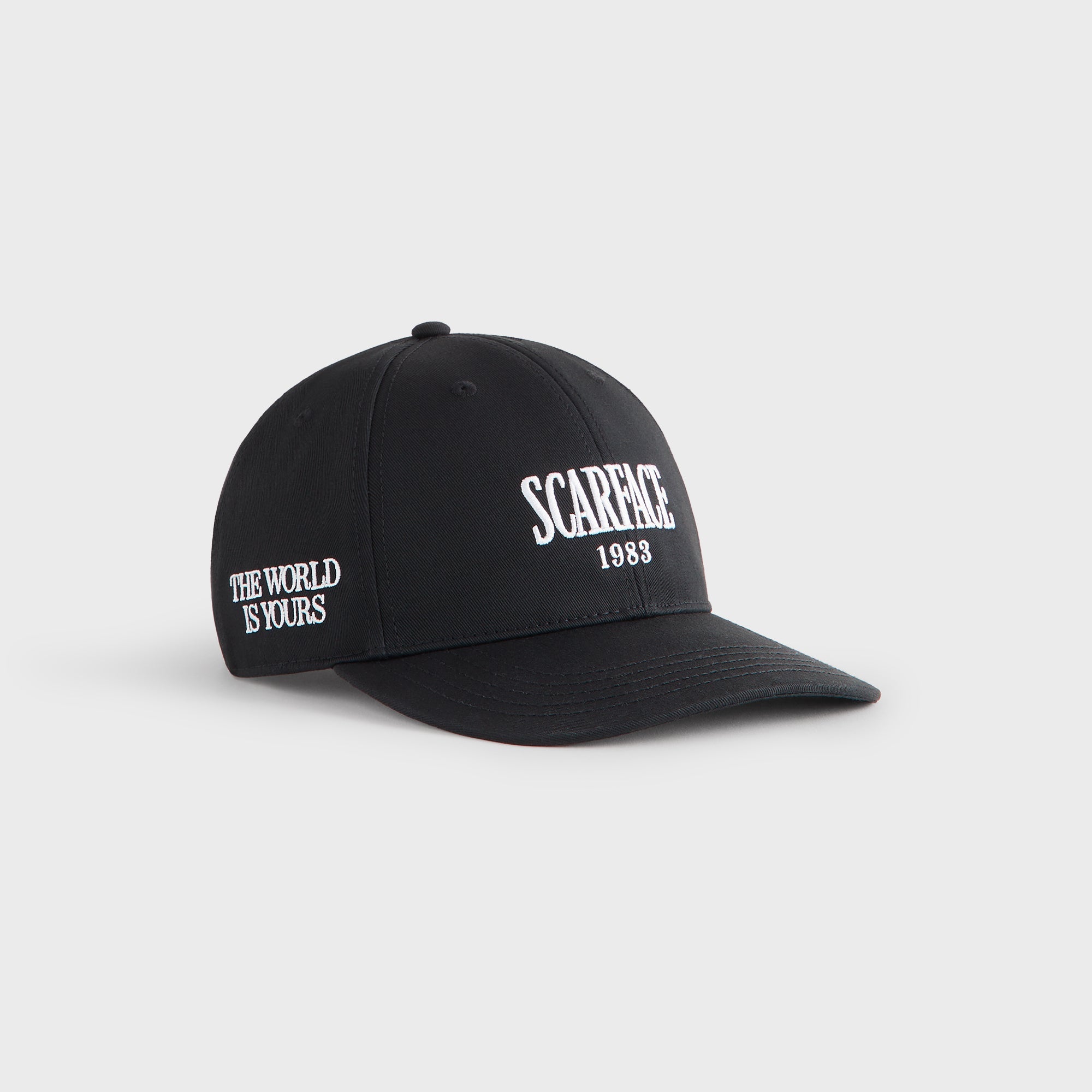Kith for Scarface Twill Aaron Cap - Black – Kith Europe