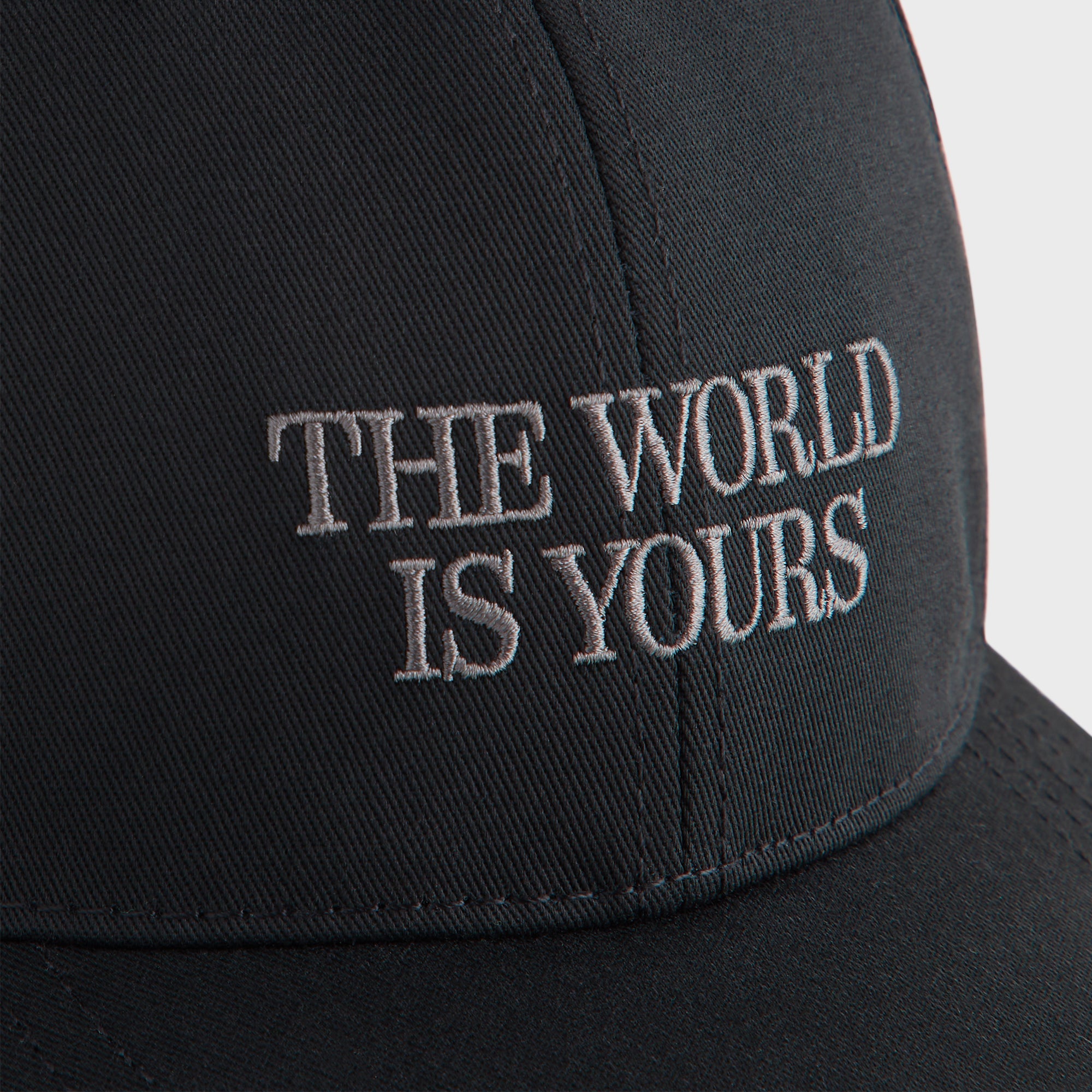 Kith for Scarface Twill Tonal Aaron Cap - Black – Kith Europe