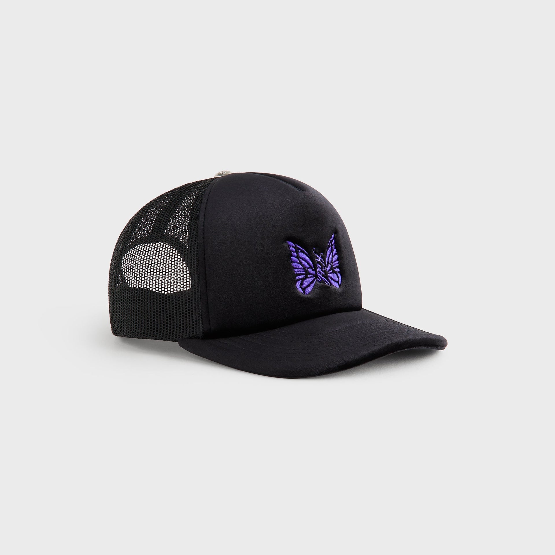 Kith for Needles Velour Nolan Trucker Cap - Black - PH
