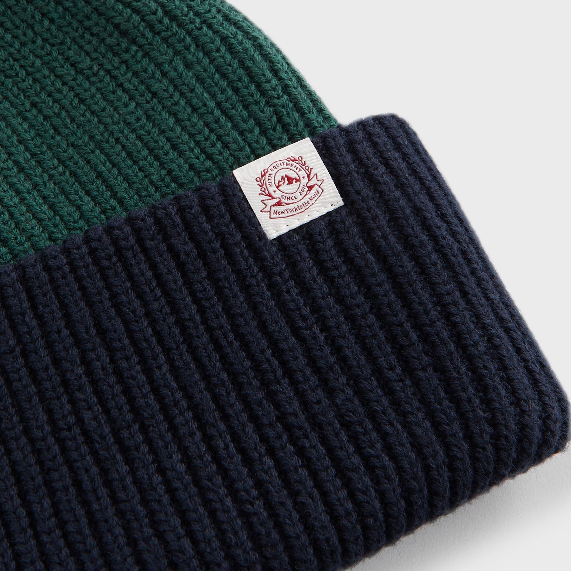Kithmas Two Tone Chunky Knit Beanie - Stadium