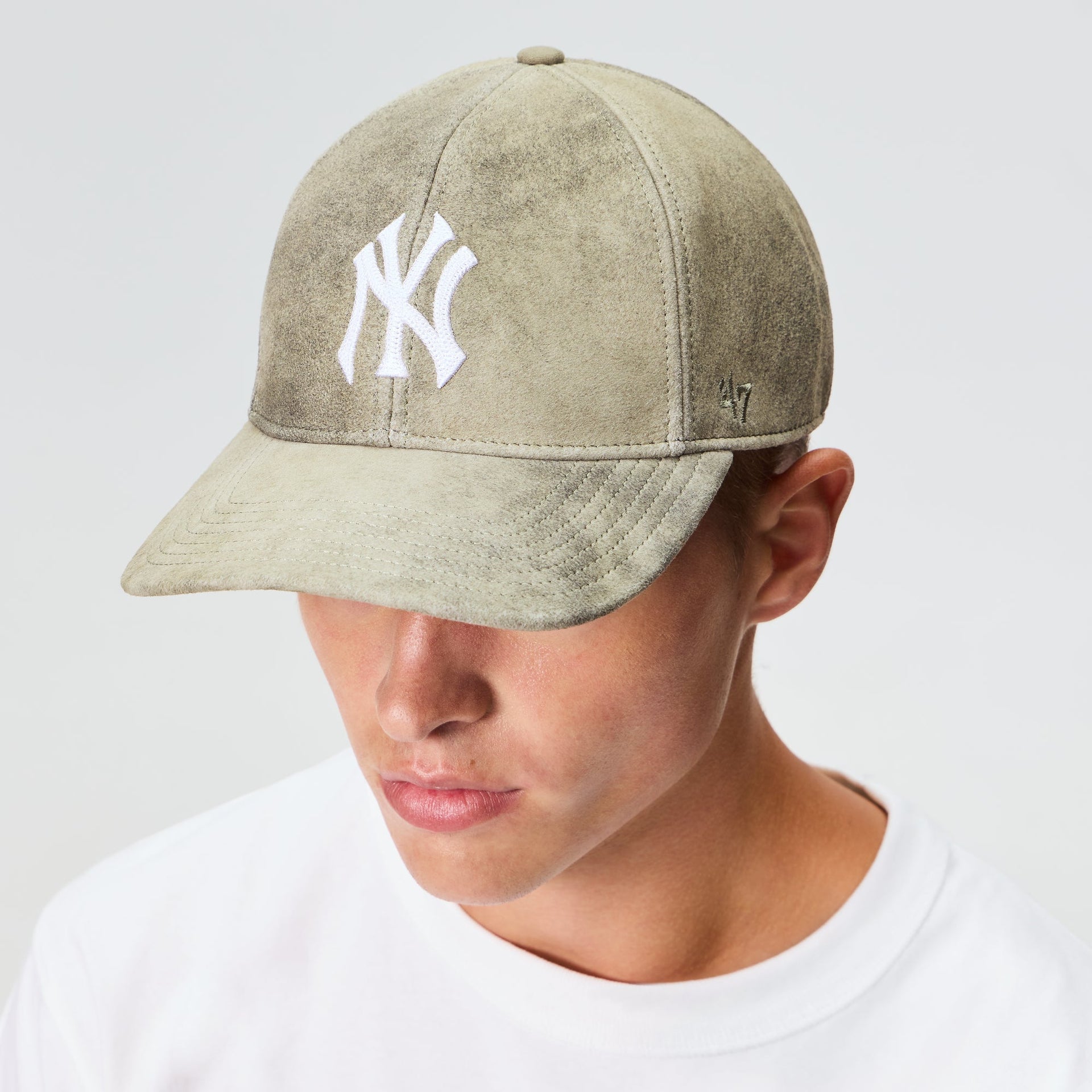 Kith & '47 for the New York Yankees Washed Suede Franchise LS Cap - Flagstaff