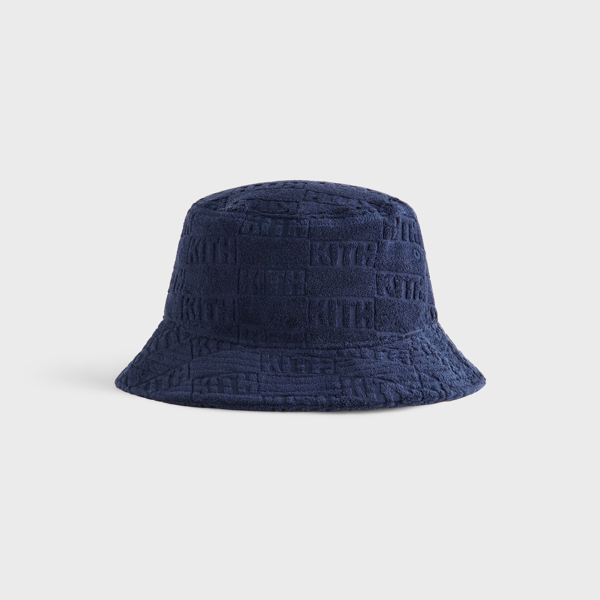 Kith Classic Logo Towel Terry Dawson Bucket Hat - Nocturnal – Kith