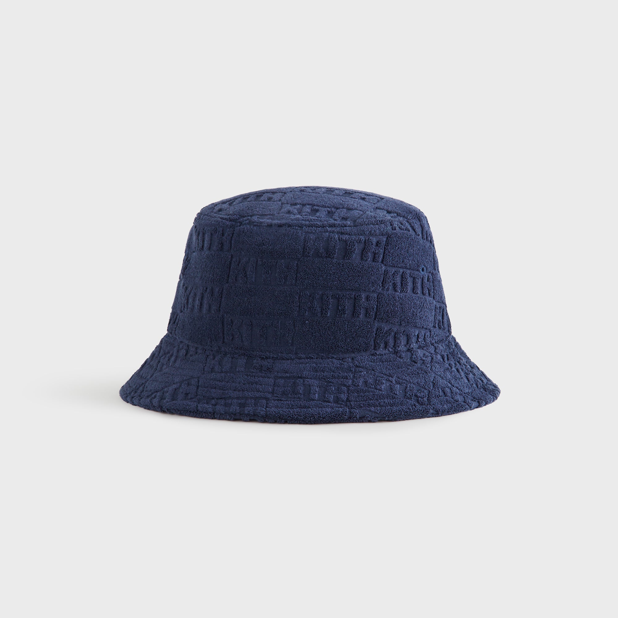 Kith Classic Logo Towel Terry Dawson Bucket Hat - Nocturnal – Kith
