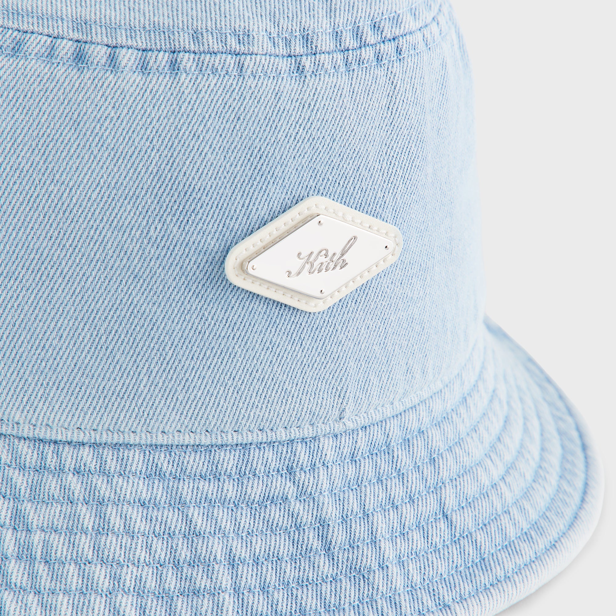 帽子 Kith Denim Twill Dawson Bucket Hat Kith Light Indigo Denim Dawson Bucket Hat - Light Indigo – Kith Europe