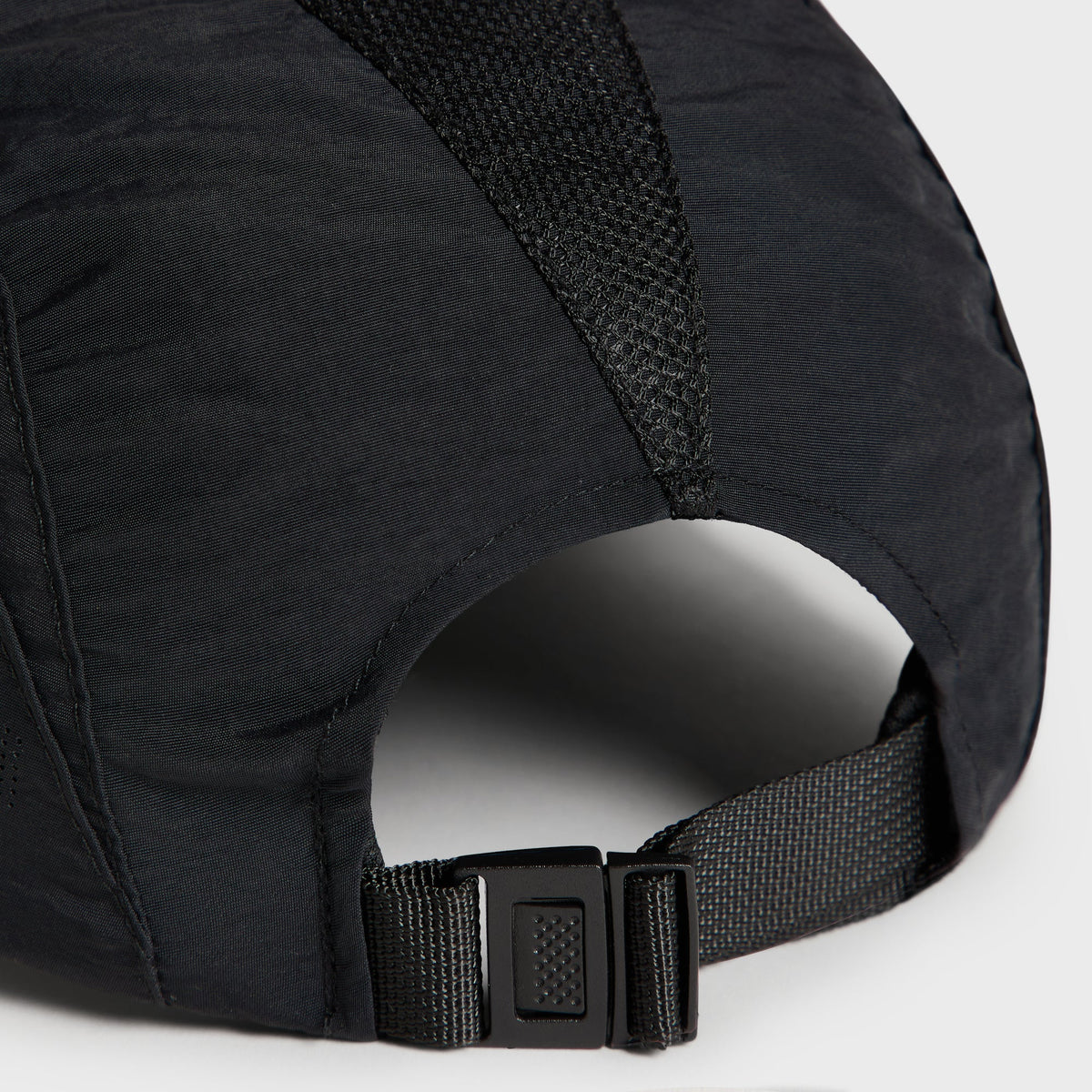 Kith Nylon Mesh Paneled Griffey Camper Hat - Black