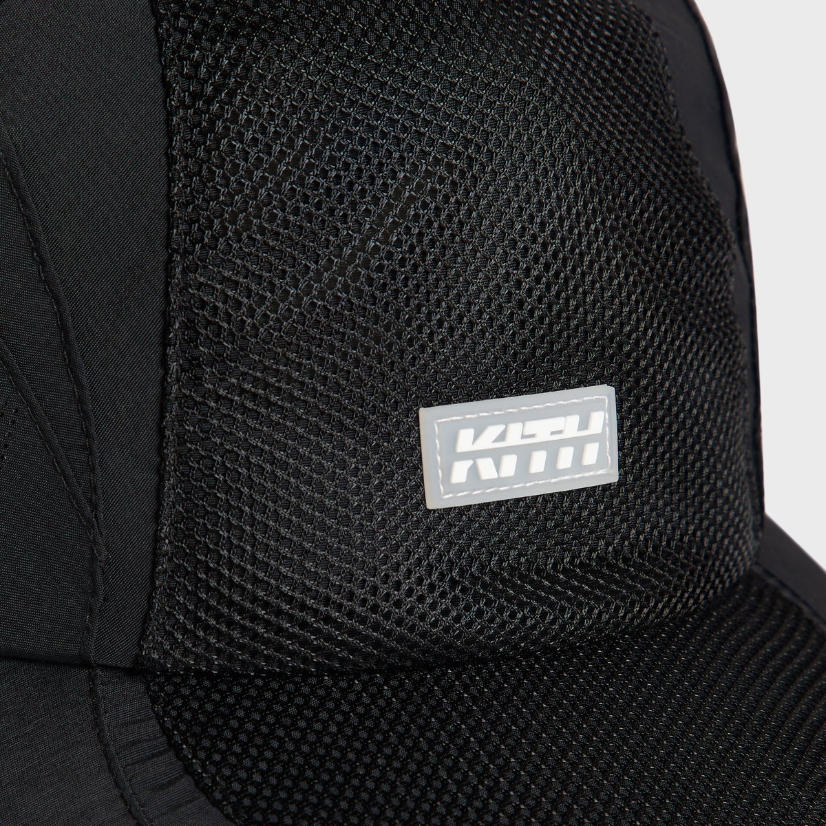 Kith Nylon Mesh Paneled Griffey Camper Hat - Black