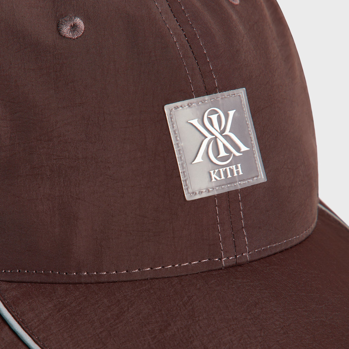 Kith Wrinkle Nylon Pieced Classic Cap - Hickory - PH