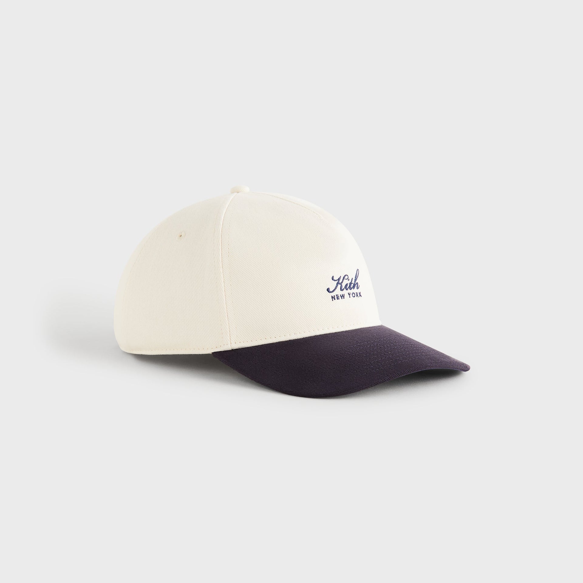 Kith Script Brushed Twill Bay Low Pinch Crown Cap - Nocturnal - PH