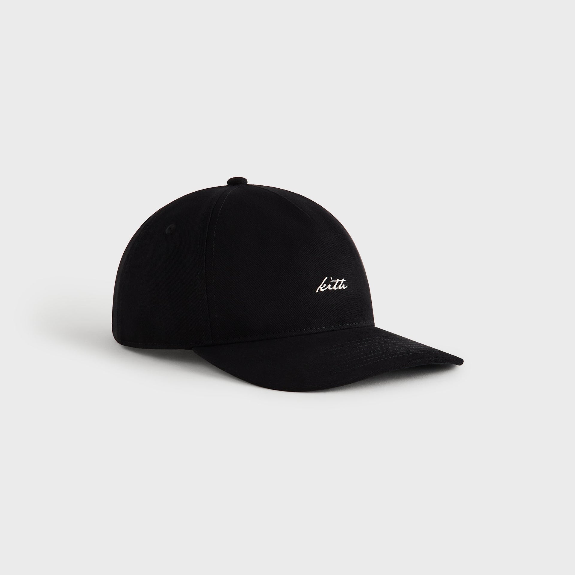Kith Autograph Brushed Twill Bay Low Pinch Crown Cap - Black - PH