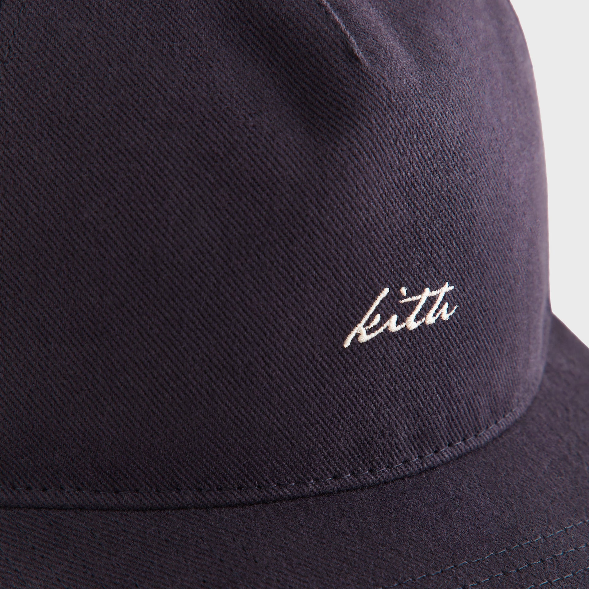 Kith Autograph Brushed Twill Bay Low Pinch Crown Cap - Nocturnal