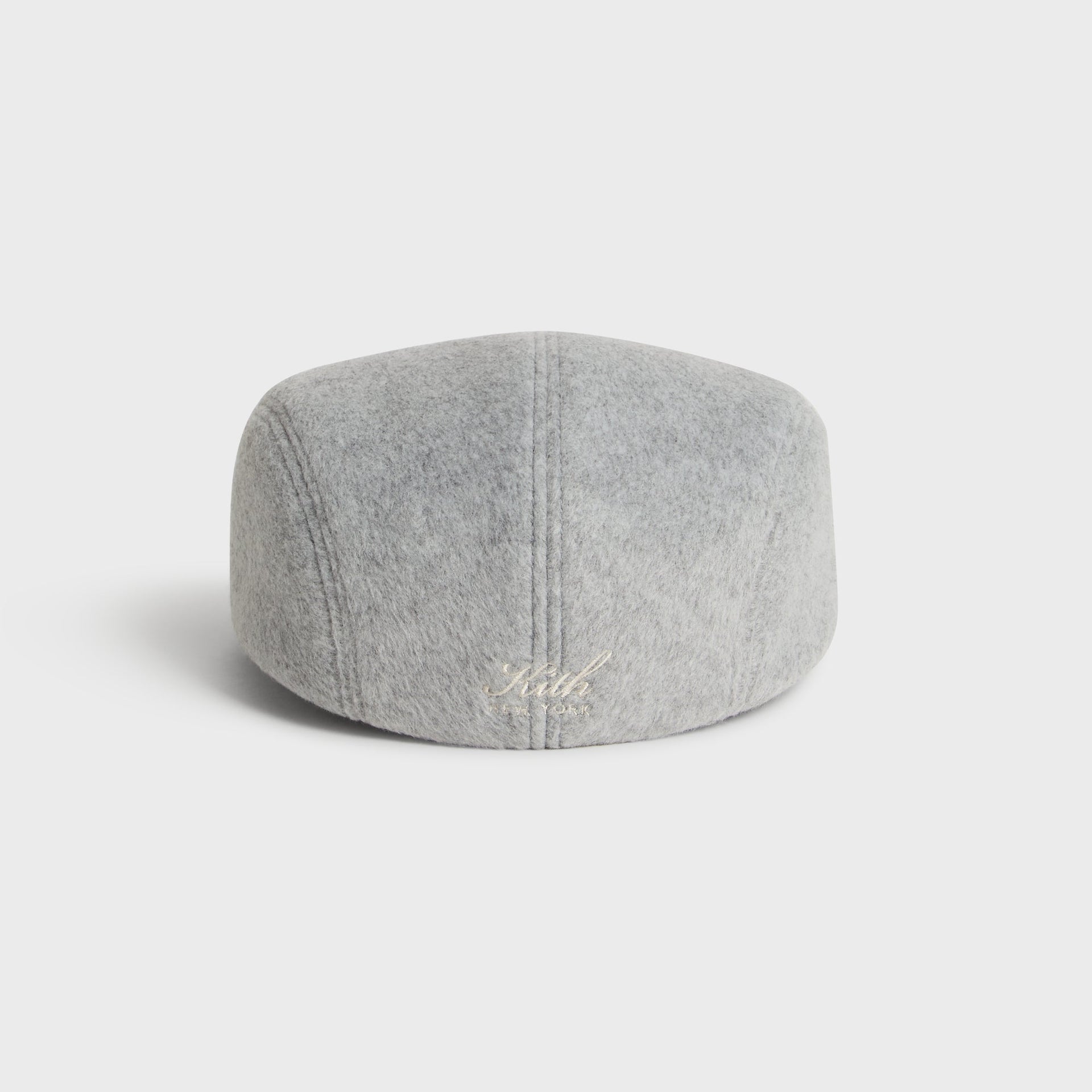 Kith Script Double-Face Wool Drivers Cap - Medium Heather Grey