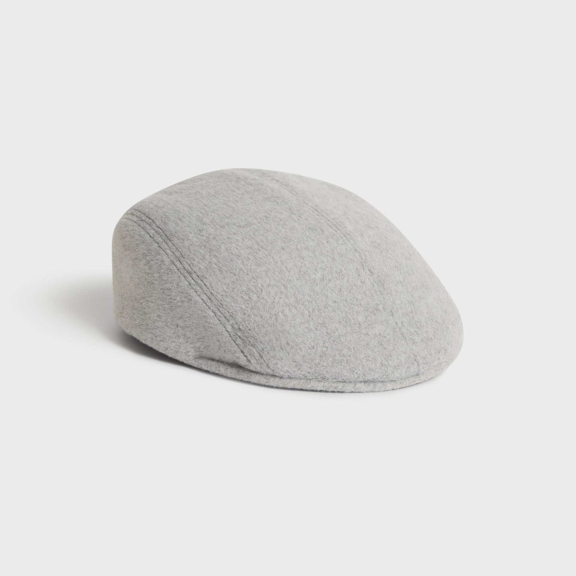 Kith Script Double-Face Wool Drivers Cap - Medium Heather Grey - PH