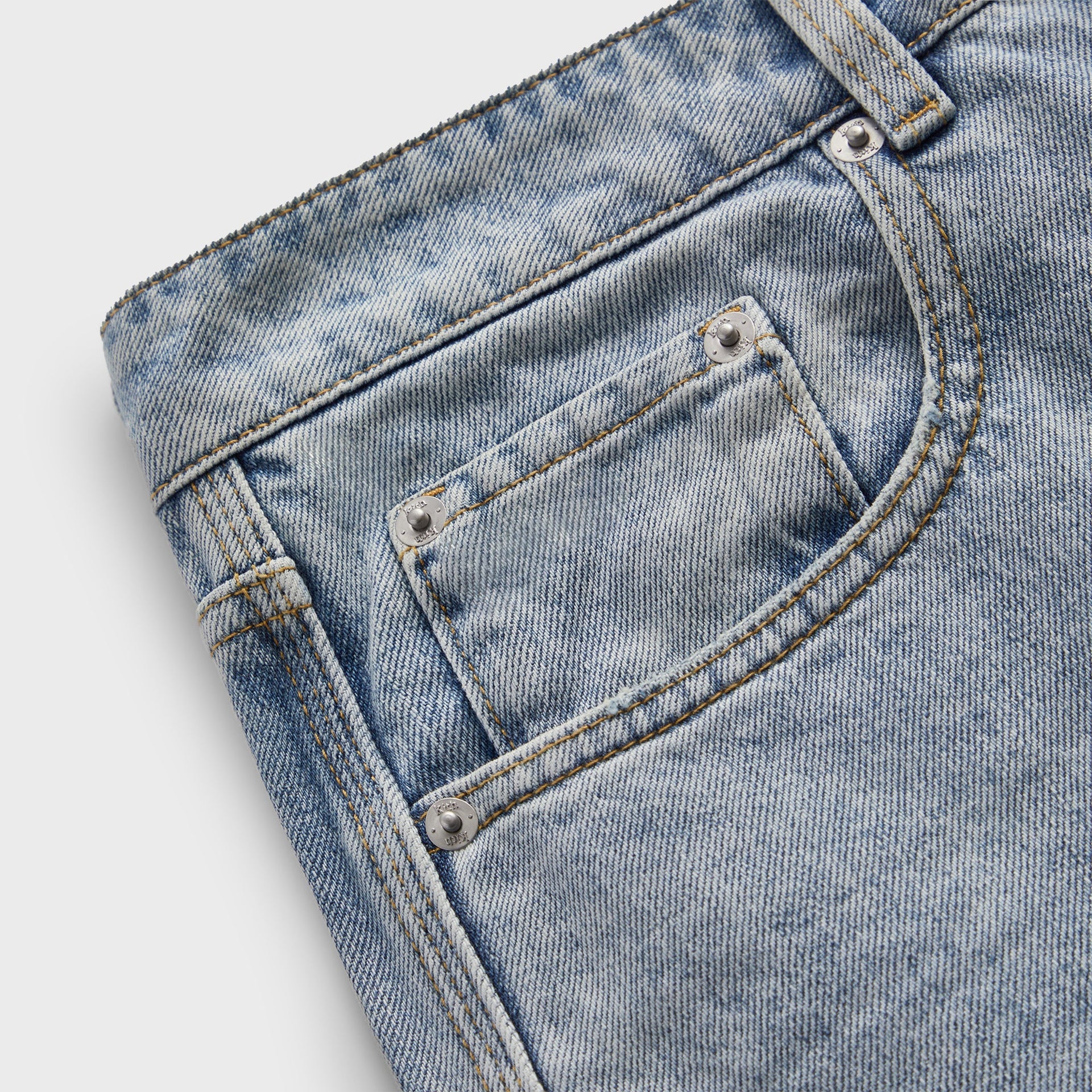 Kith Centre Straight Jean in Light Indigo