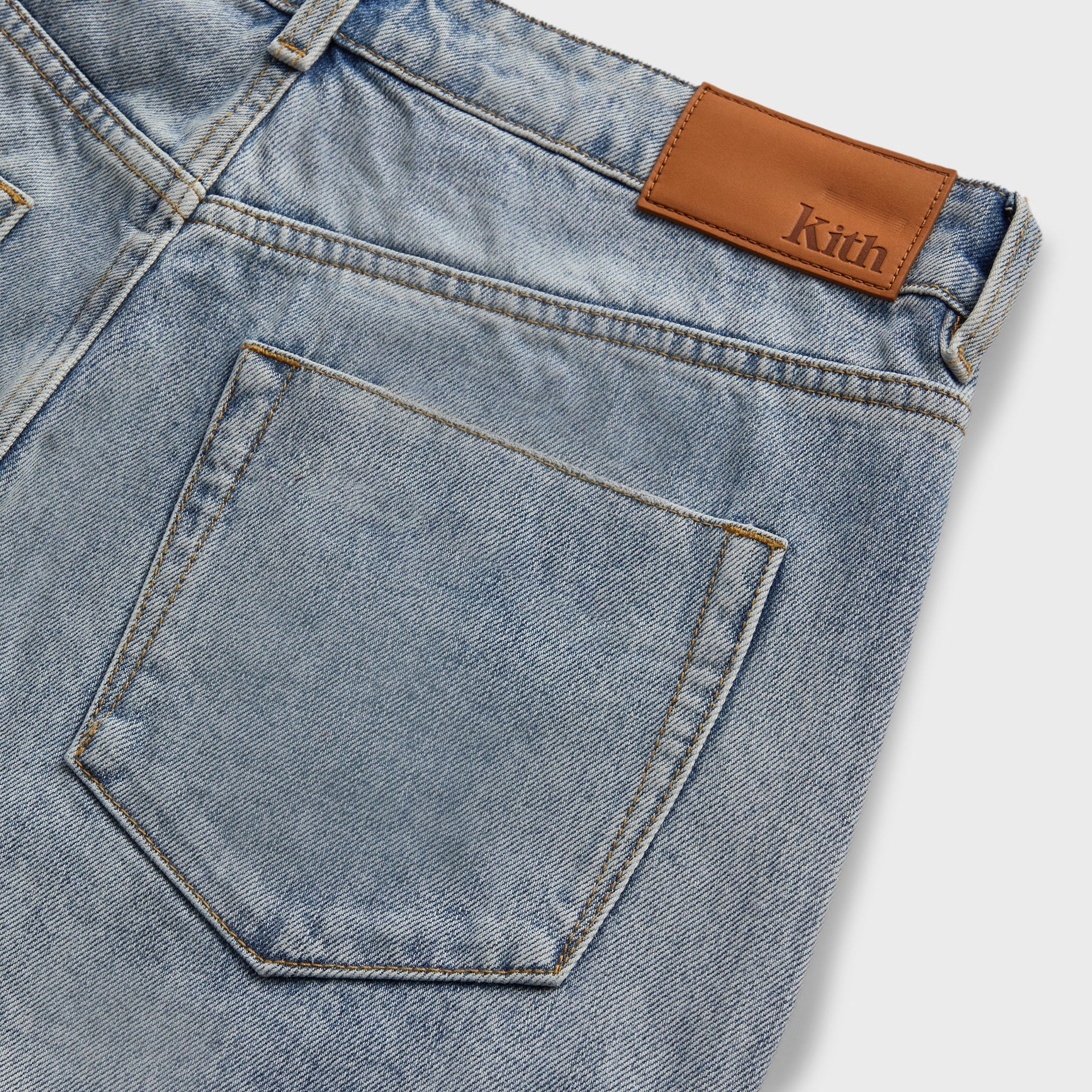 Kith Centre Straight Jean in Light Indigo