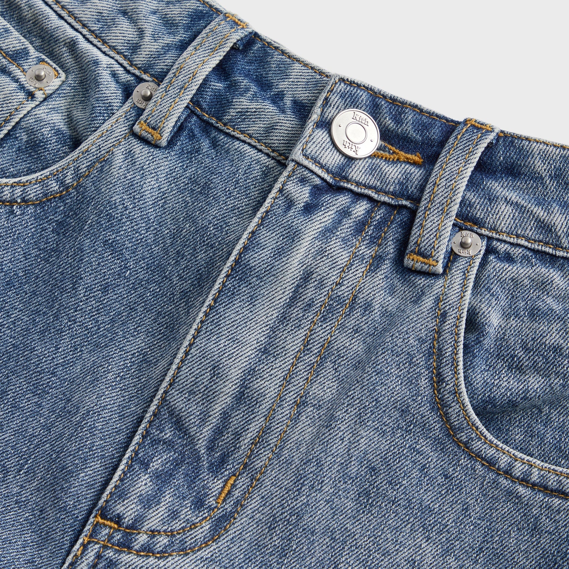 Kith Centre Straight Jean in Dark Indigo