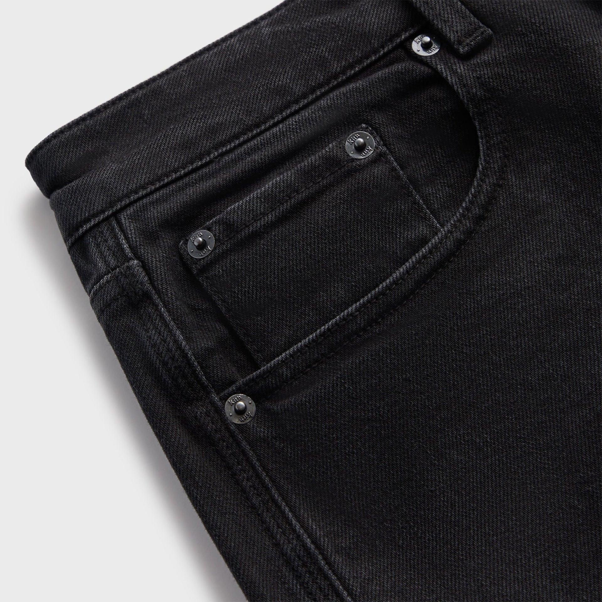 Kith Centre Straight Jean in Black