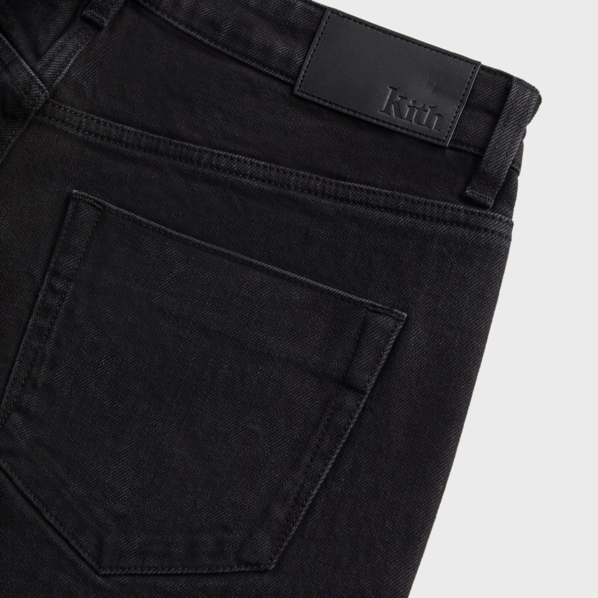 Kith Centre Straight Jean in Black