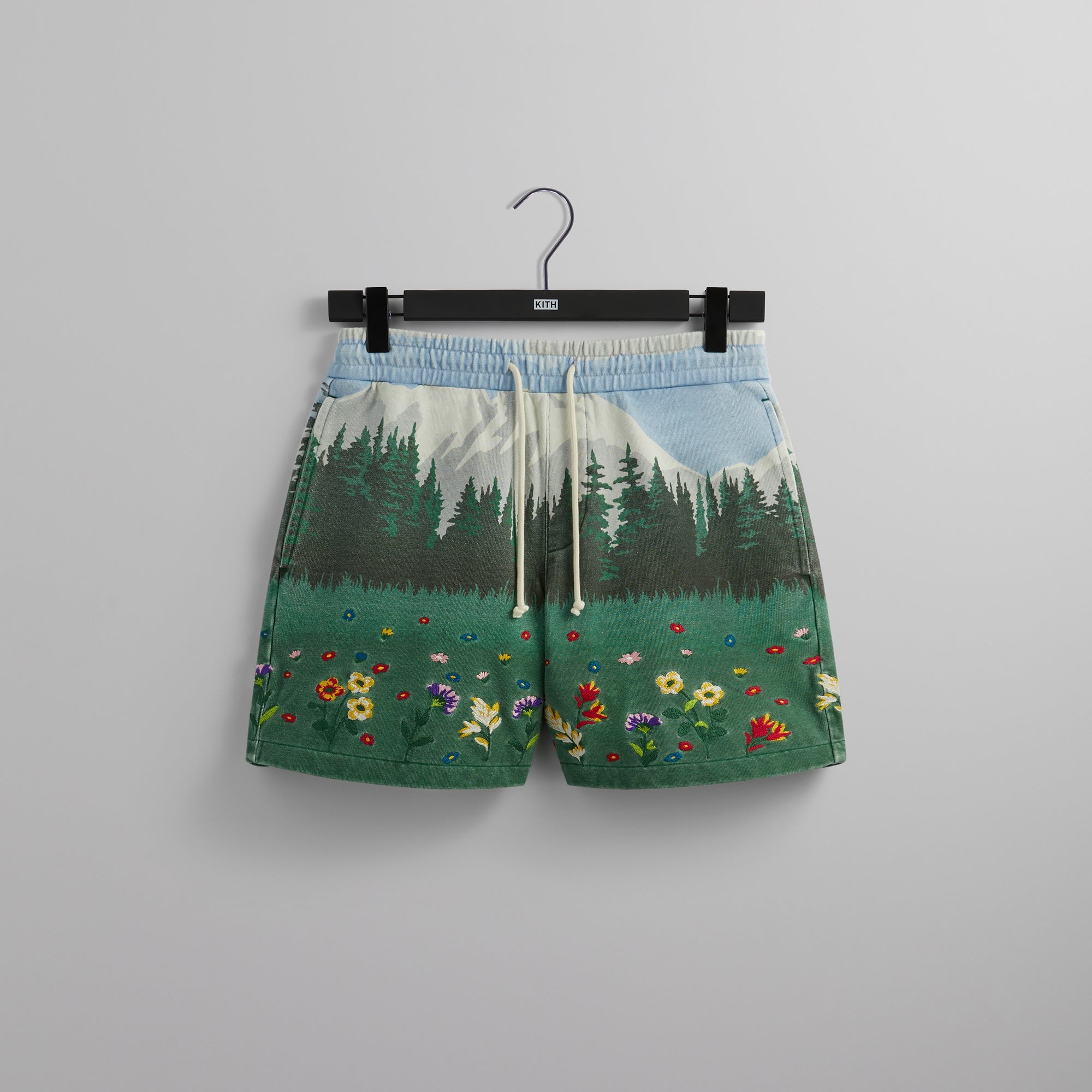 Kith Scenic Fleece Curtis Short - Larimar – Kith Europe