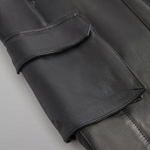 Kith Leather Sennet II Cargo Pant - Black