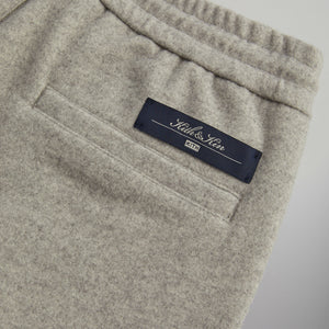 Kith Felted Jersey Lorimer Pant - Medium Heather Grey