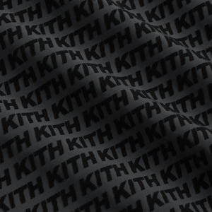 Kith Flocked Italic Monogram Davon Pant - Black PH