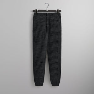 Kith Flocked Italic Monogram Davon Pant - Black PH