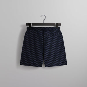 Kith Flocked Monogram Mason Short - Nocturnal PH