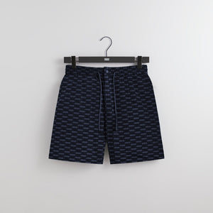 Kith Flocked Monogram Mason Short - Nocturnal PH